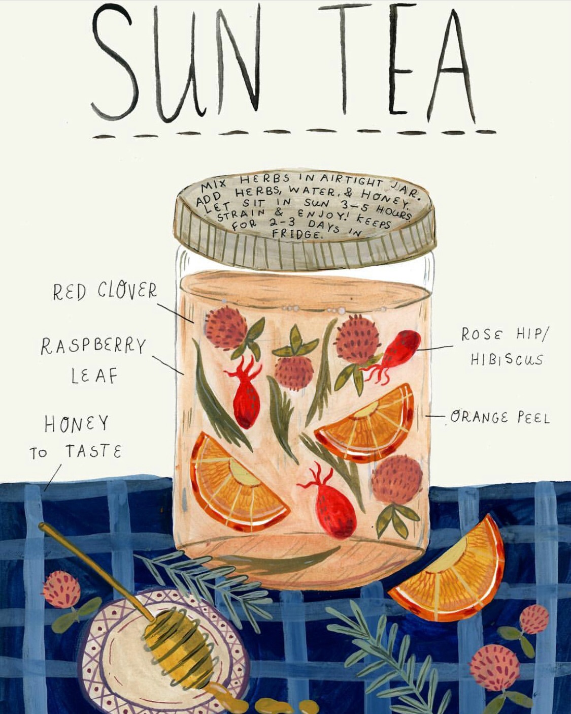 Brewing Sun Tea